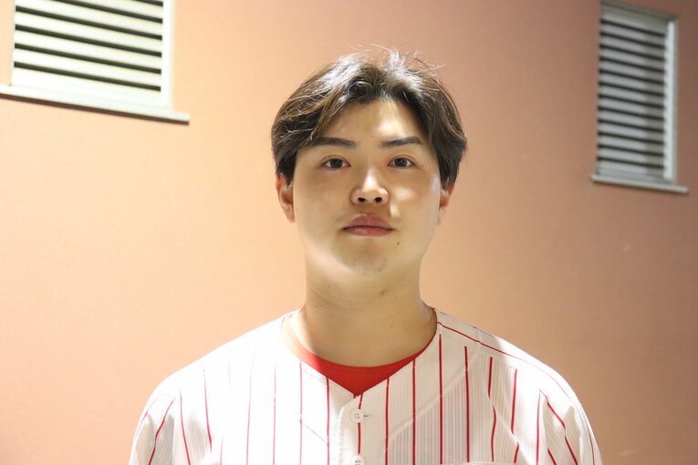 富士大“唯一の指名漏れ”も「頑張る糧にはなっている」という佐々木。卒業後は社会人野球へと進む　©Genki Taguchi