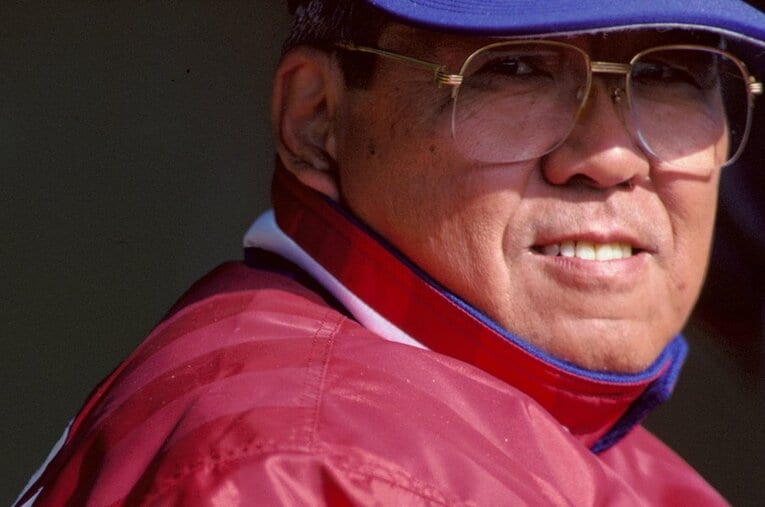 ヤクルト監督時代、ID野球で球界を席巻した野村克也　©BUNGEISHUNJU