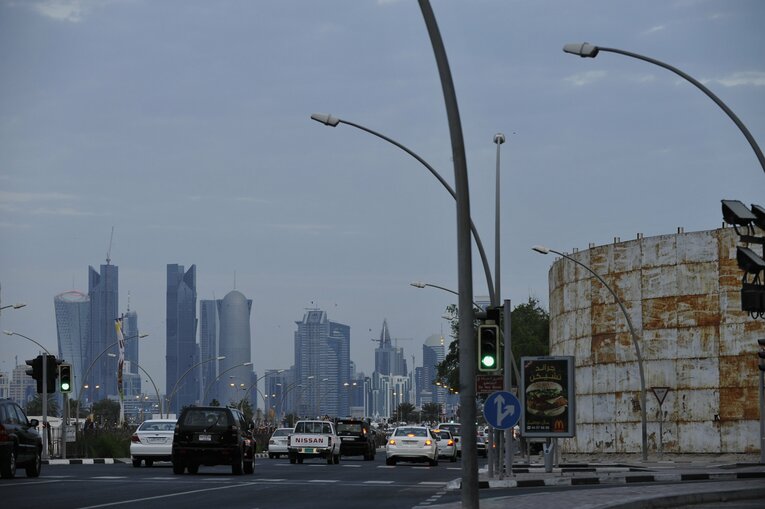 カタールの街中（2011年）　©Takuya Sugiyama