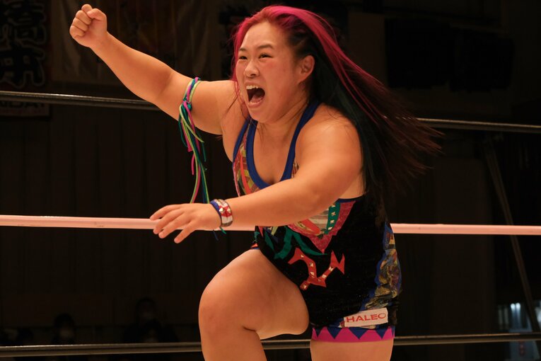 センダイガールズの11.23後楽園大会メインにて行われた「チーム200キロ」橋本千紘&優宇vsアンドラス宮城&響