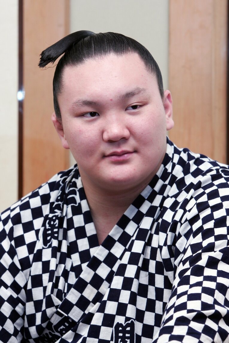 2005年2月の白鵬。当時19歳　©Atsushi Hashimoto