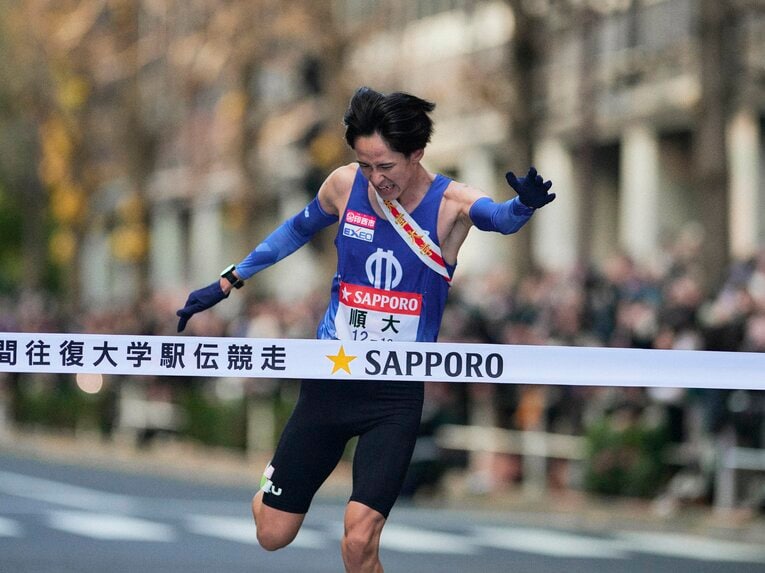 3位躍進を見せた順天堂大のスカウティングは？　©Yuki Suenaga