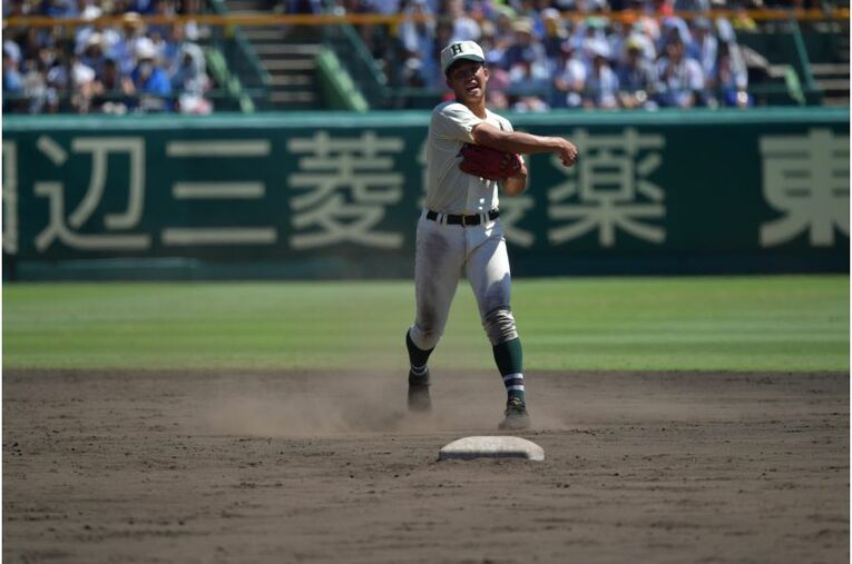 報徳学園時代の小園©Hideki Sugiyama