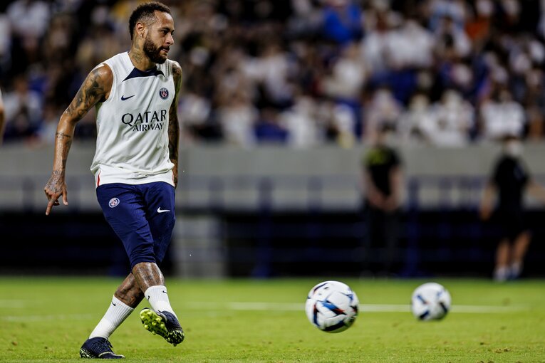 24日、大阪での練習　©Kiichi Matsumoto