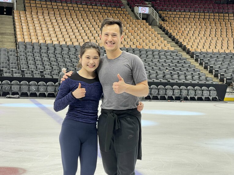 5月5日の「スターズオンアイス」カナダにて　©Akiko Tamura