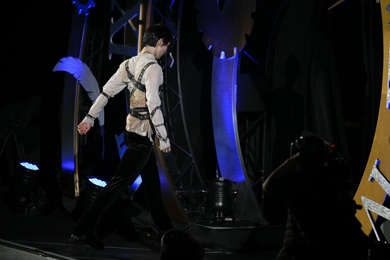 アイスショー「プロローグ」で演じた『ロミオ＋ジュリエット』　©Asami Enomoto