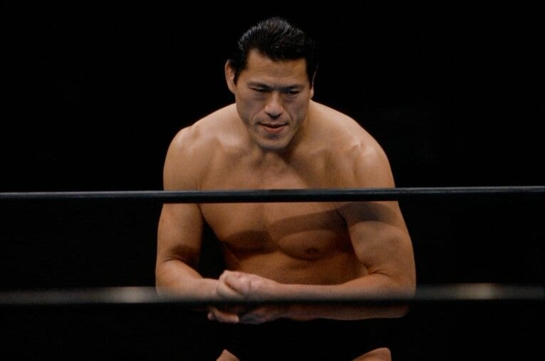 弛まぬ努力を続けてプロレス界を牽引してきたアントニオ猪木 ／ photograph by Makoto Kenmizaki