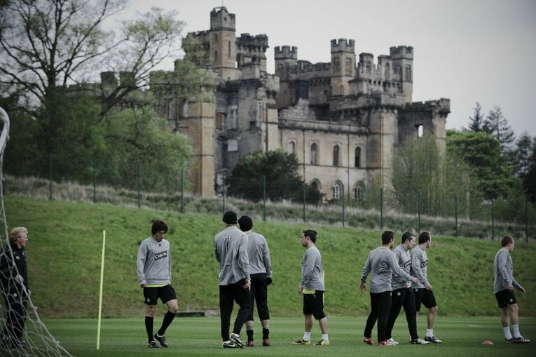 セルティック時代の中村俊輔　©Sports Graphic Number