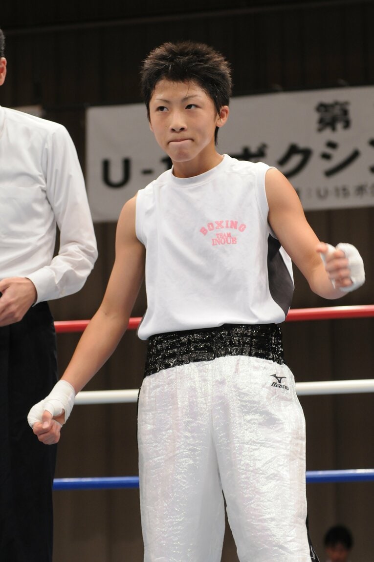 第1回大会に出場した井上尚弥　©Hiroaki Finito Yamaguchi