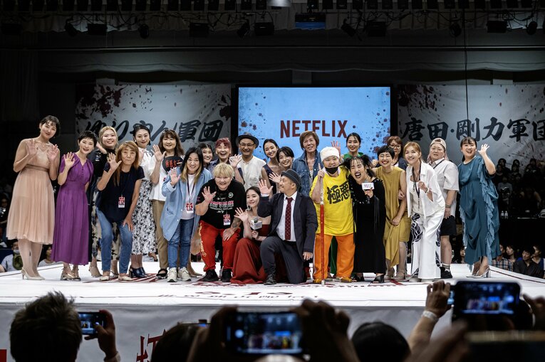 9月11日、後楽園ホールで開催した配信イベントの様子　©︎Takuya Sugiyama