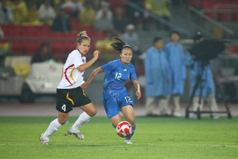 2008年の北京五輪、3位決定戦（対ドイツ）　©JMPA