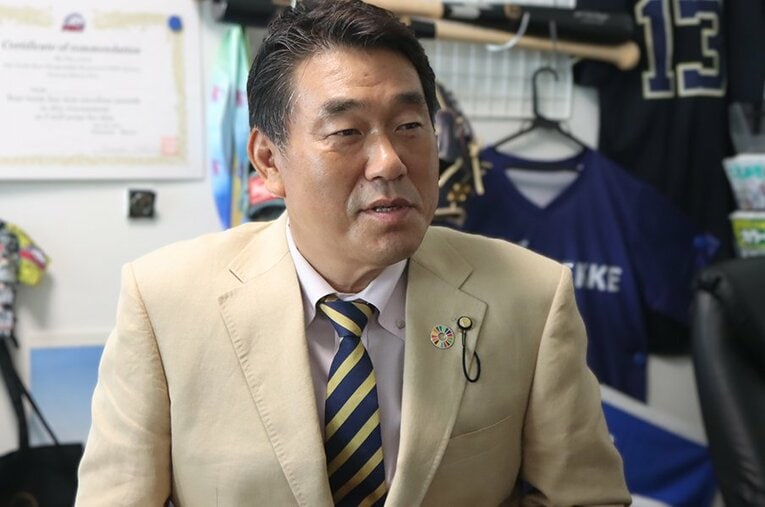 広澤克実さんに少年野球「ポニーリーグ」の理事長就任の経緯を聞いた ／ photograph by Kou Hiroo