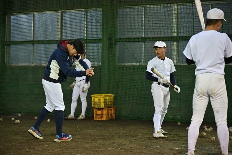 大阪桐蔭の練習風景（2022年）　©︎Hideki Sugiyama