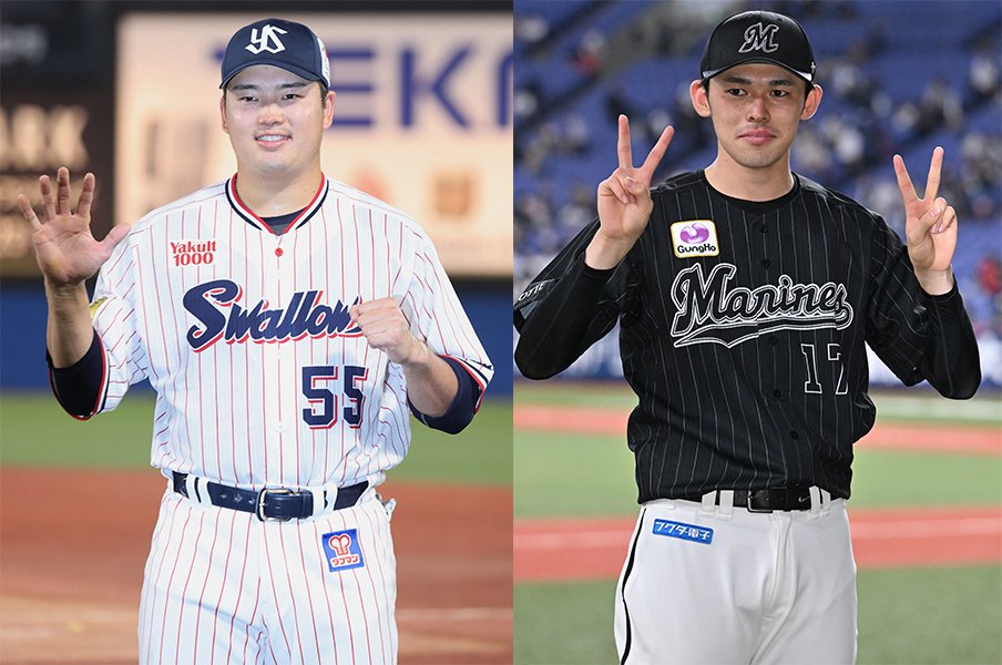 「村上宗隆22歳の5打席連続本塁打」「佐々木朗希20歳の19K完全試合」が同じ年に… “破天荒な大記録が吹き飛ばすもの”とは<Number Web> photograph by JIJI PRESS/Hideki Sugiyama