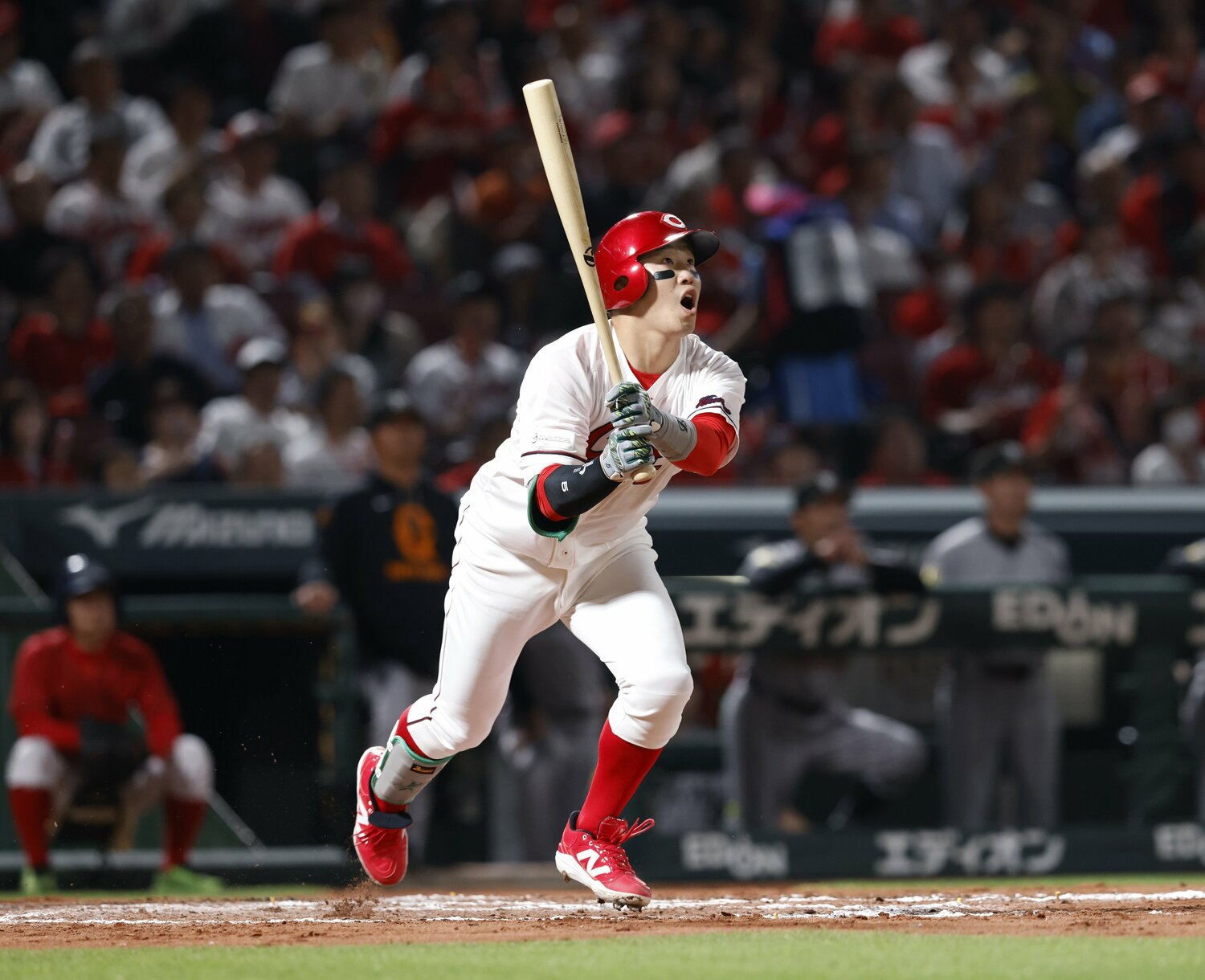 昨季は首位打者のタイトルを獲得　©JIJI PRESS