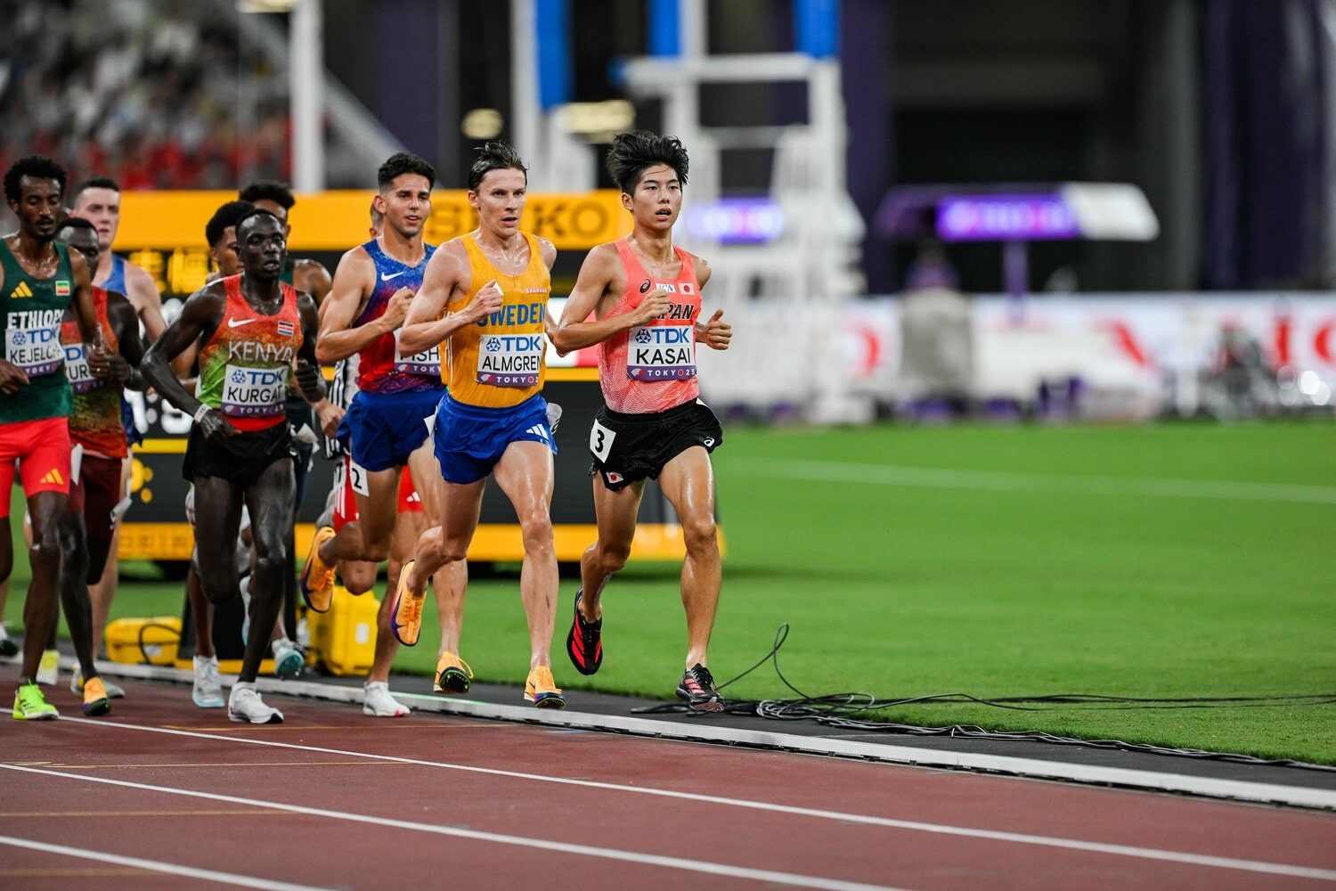 日本勢が積極的に前に出る場面もあったが…… ©Nanae Suzuki