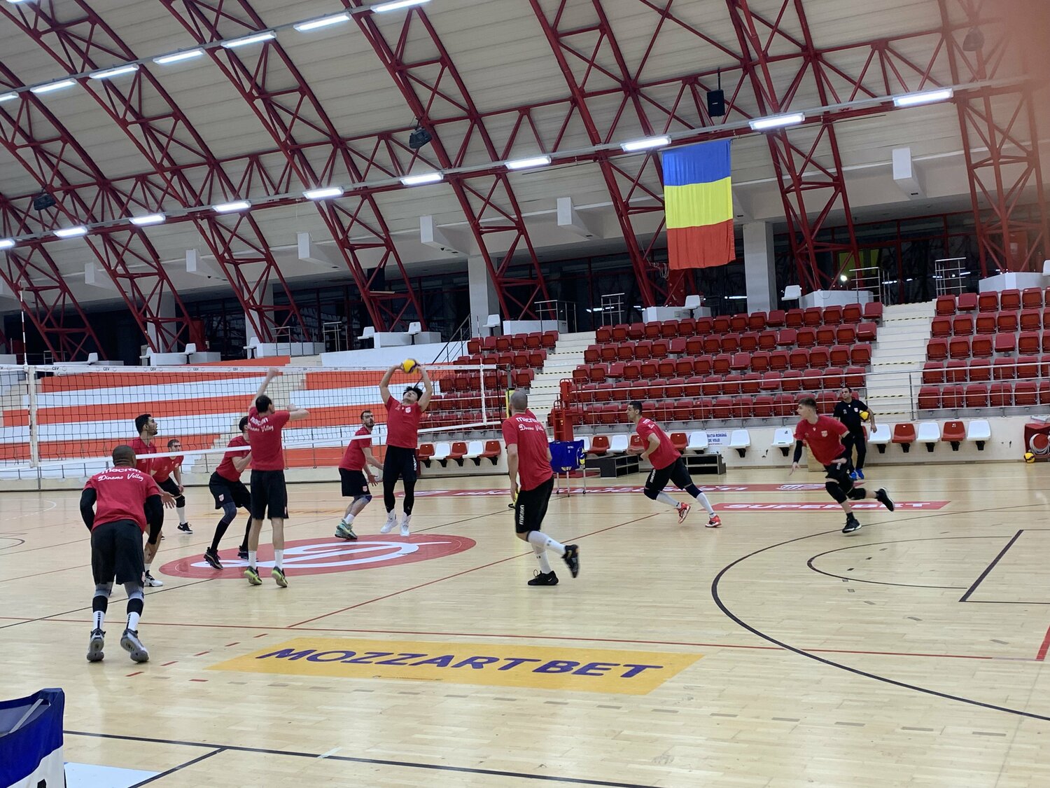 ディナモ・ブカレストの練習風景　©︎Noriko Yonemushi