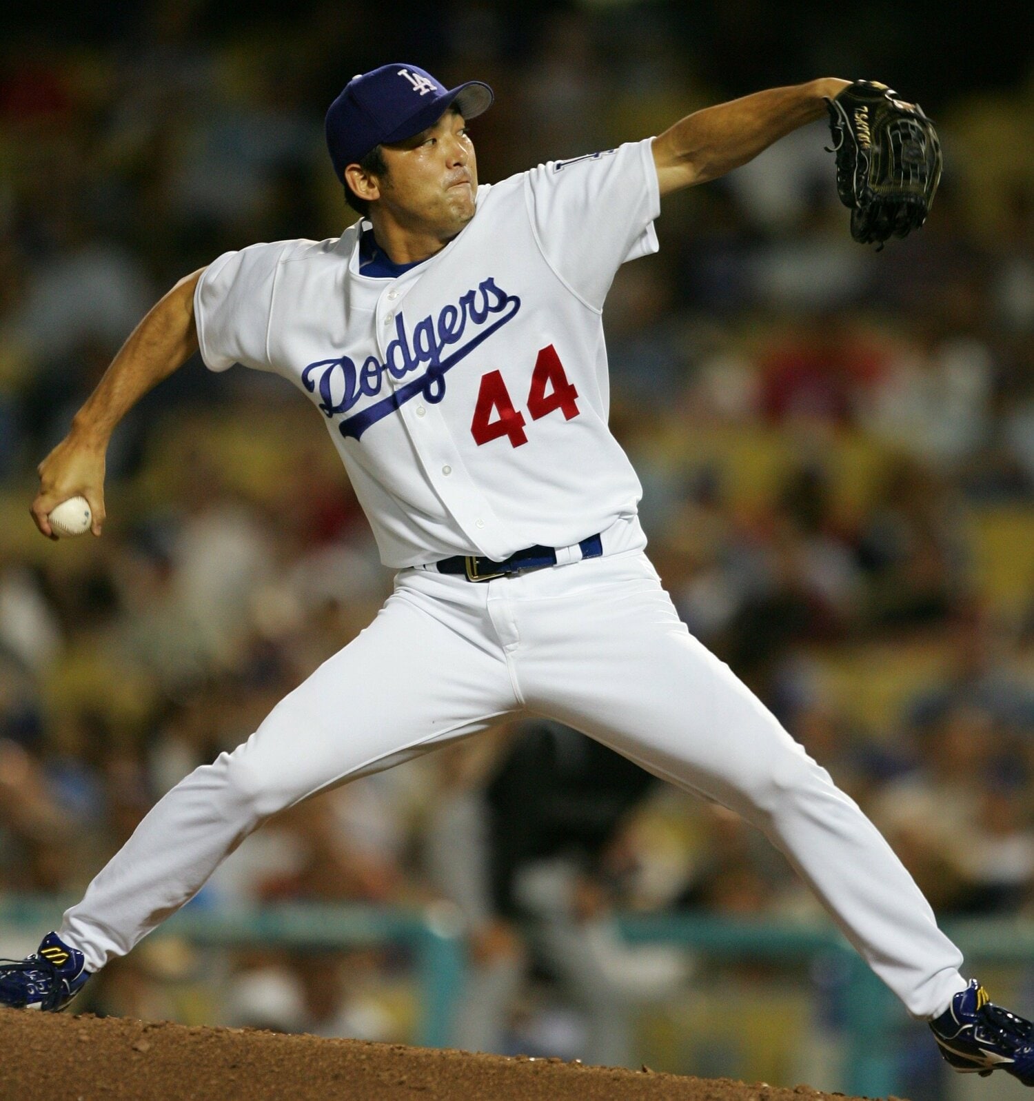 06年、ドジャース時代の斎藤隆　©Koji Asakura