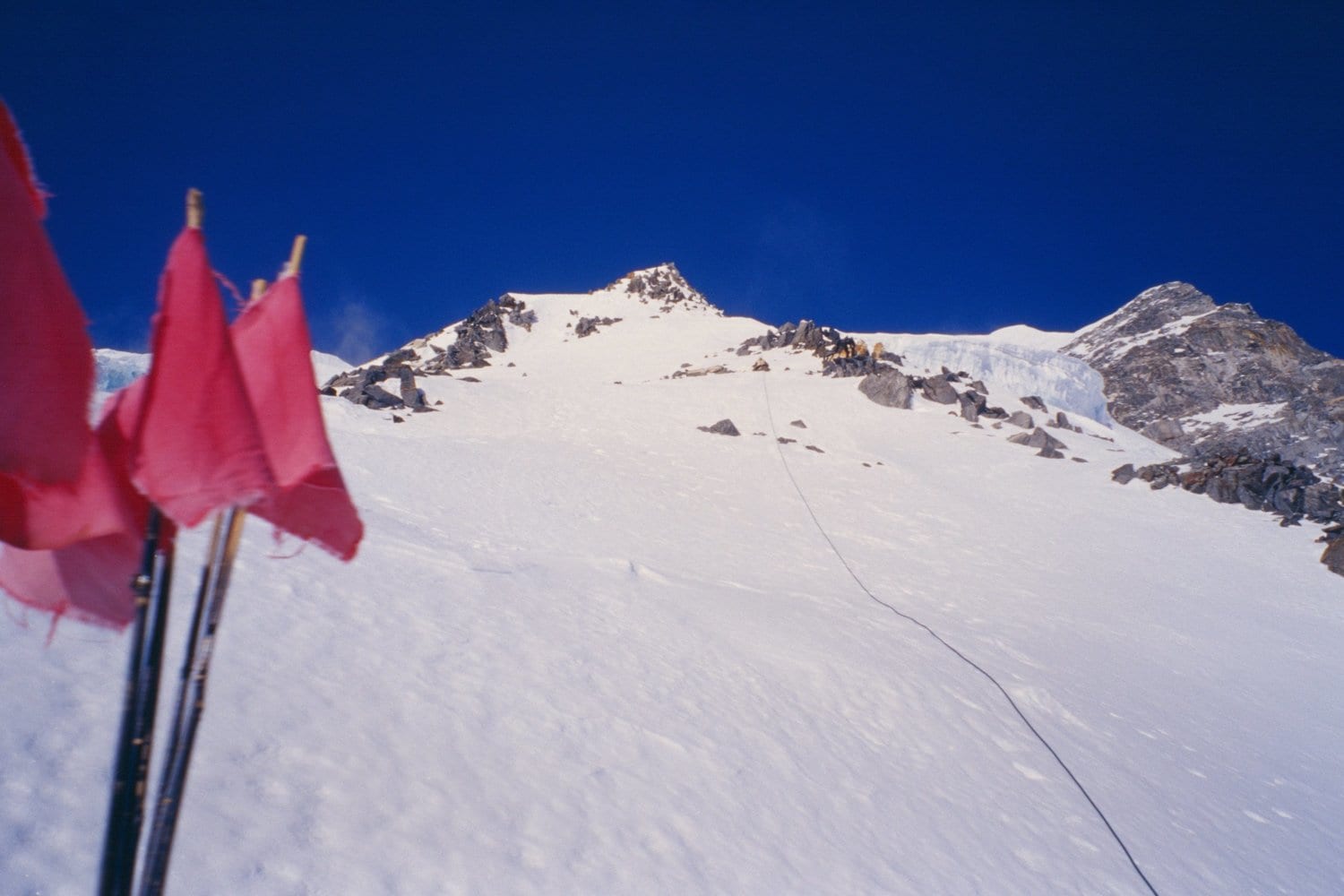 2007年のフォレイカーで栗秋が撮影した写真。キャンプ2(2980ｍ)から、ルートである南東稜を見上げたものだという　©Masatoshi Kuriaki