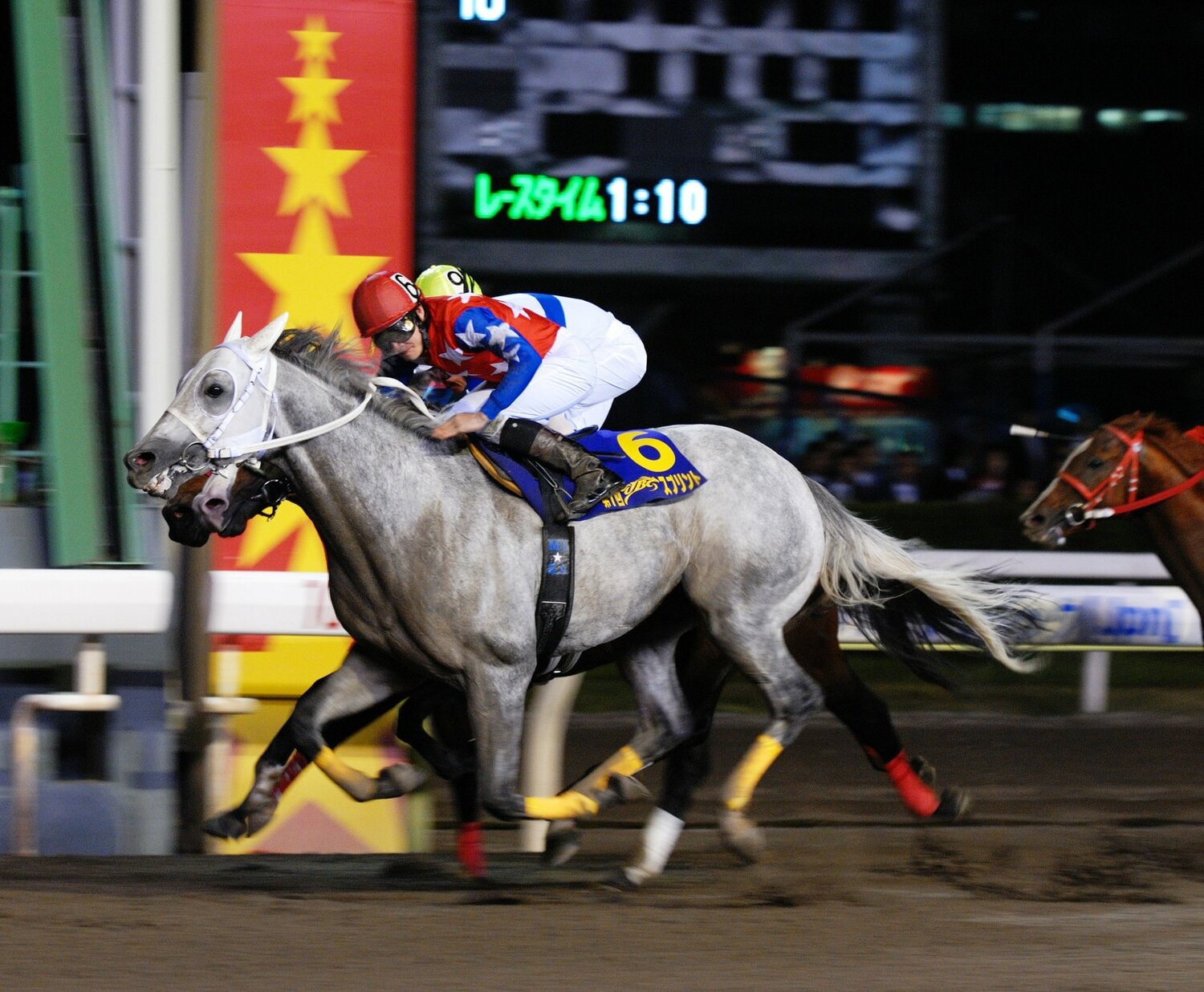フジノウェーブで制した2007年のJBCスプリント　写真提供：TCK（東京シティ競馬）