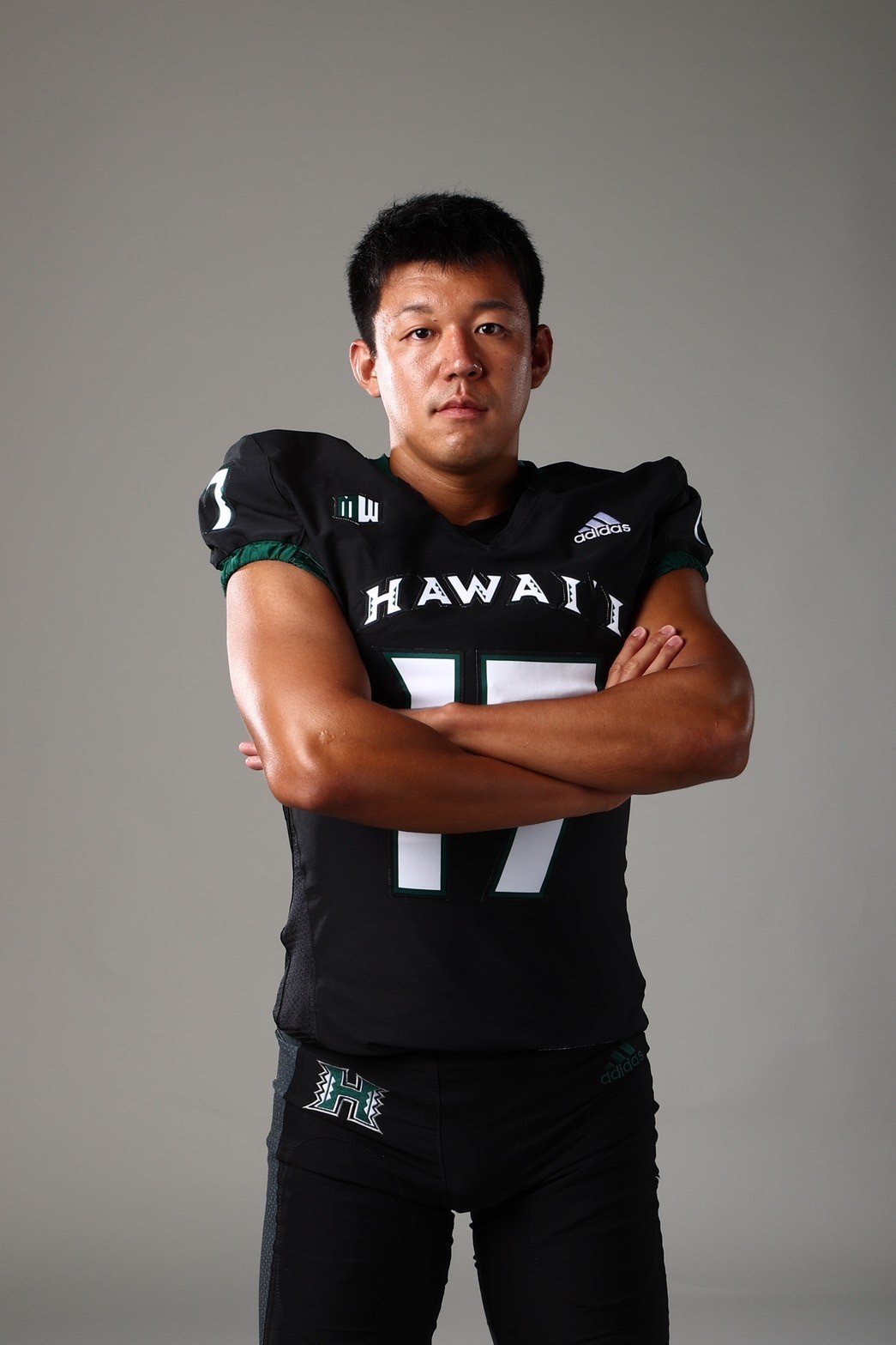 競技と出会って5年でNCAA1部のハワイ大への編入を決めた松澤／本人提供