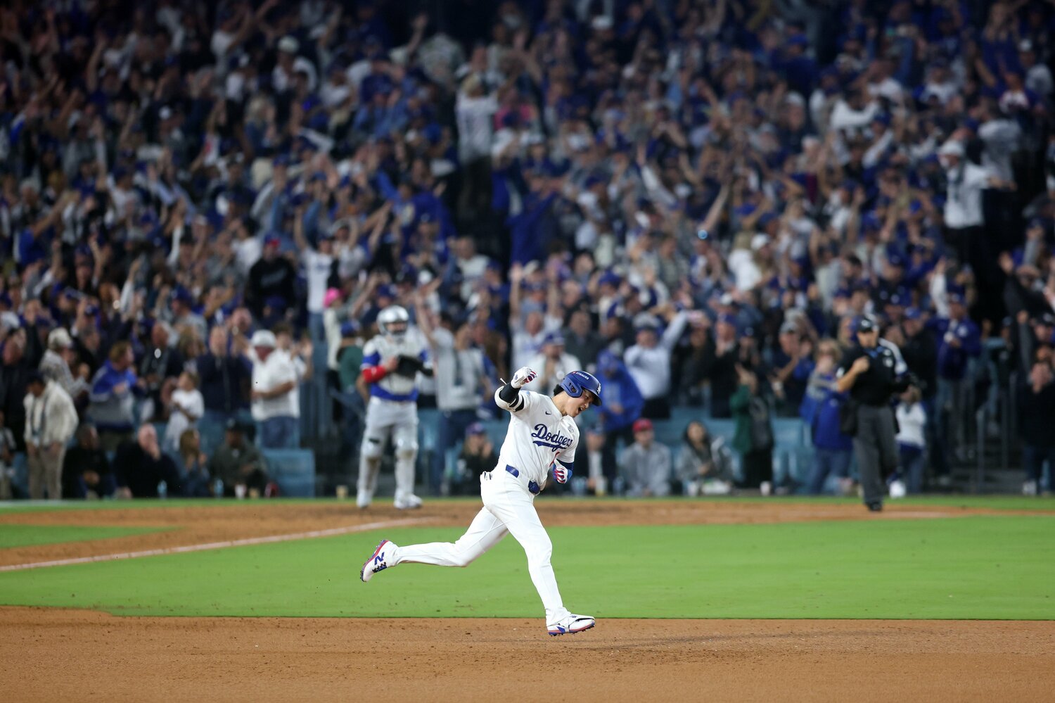 WS第3戦、この日2本目となる大谷の同点ホームラン　©Getty Images