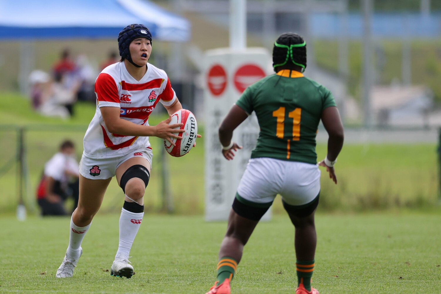 日本代表で初めて「15番」をつけて出場した南アフリカ戦　©︎JRFU