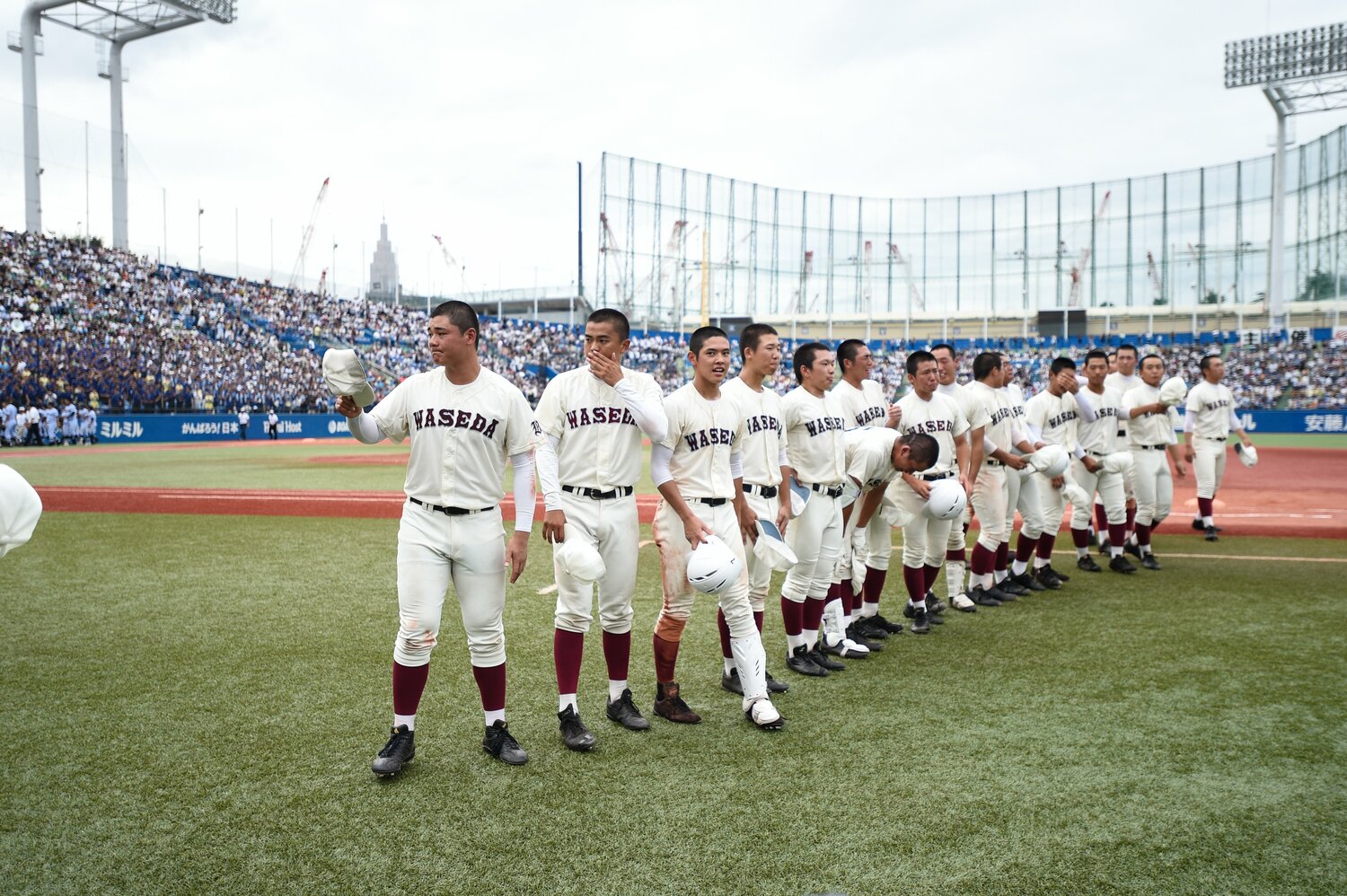 清宮幸太郎が在籍した頃の早実、西東京大会の様子　©Yuki Suenaga