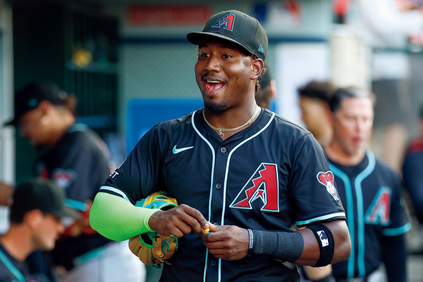 ヘラルド・ペルドモ　Geraldo Perdomo　守備が売りも昨季は自己最高の打撃成績でシルバースラッガー初受賞　Getty Images