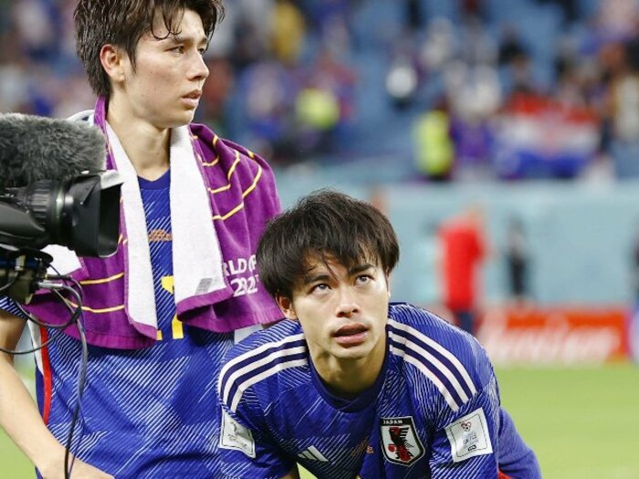 あのマンUレジェンドも絶賛「ニッポンは非常に賢いね」森保ジャパンに興奮気味の英国メディアから“残念だ”の声…「PK練習はしていたのか？」＜Number Web＞ photograph by KYODO