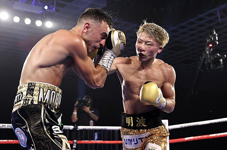 王者・井上尚弥（大橋）はジェイソン・マロニー（オーストラリア）に7回KO勝ちと、完璧な勝利を飾った ／ photograph by Getty Images