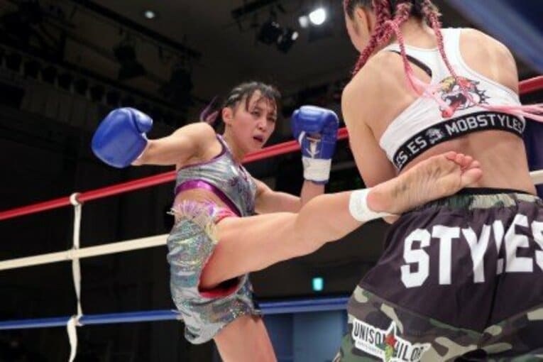 2021年10月、Krush初参戦で森川侑凜に勝利　©K-1