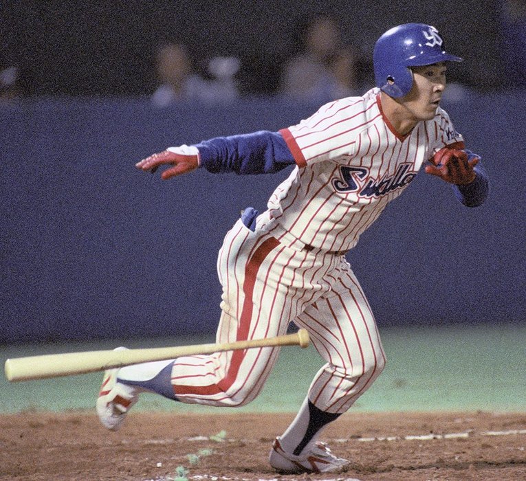 1985年の若松勉　©Kyodo News