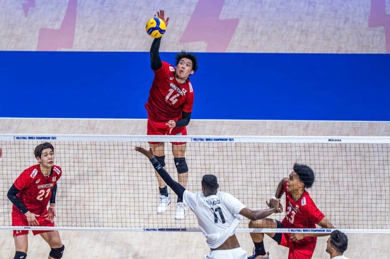 バレーボール世界選手権・リビア戦　©︎Volleyball World