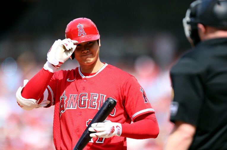 打者として試合出場を続けている大谷翔平 ／ photograph by Getty Images