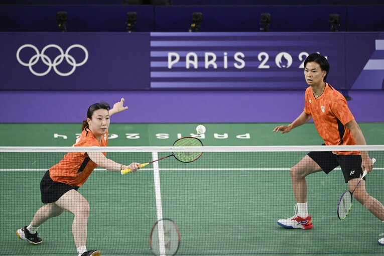 わたがしペア、3位決定戦での熱戦　©Asami Enomoto/JMPA