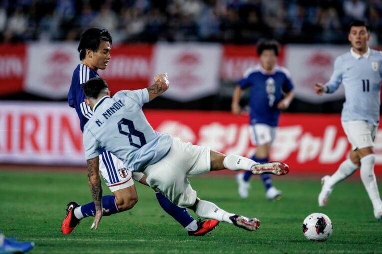 日本vsウルグアイの撮影写真（写真は右に続きます）　©Kiichi Matsumoto