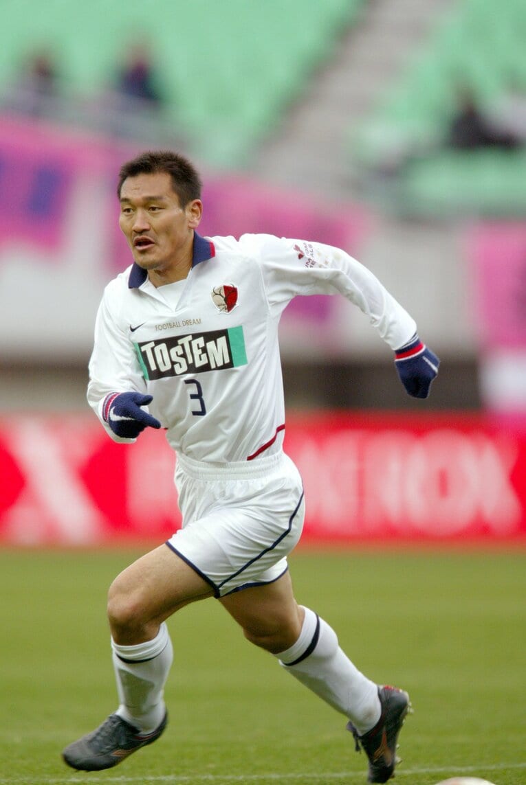 鹿島アントラーズ時代の秋田豊（2003年）©Toshiya Kondo