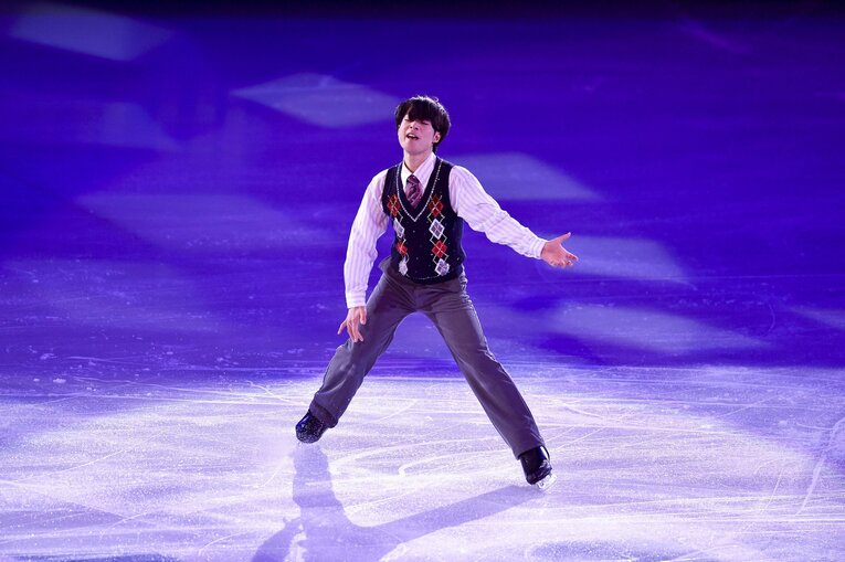 2014年ソチ五輪、エキシビション　©Kaoru Watanabe/JMPA