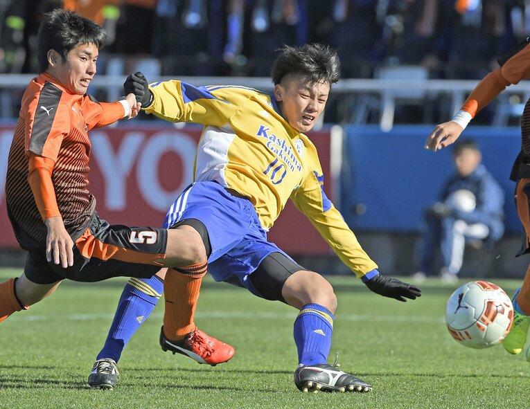 上田綺世／鹿島学園 ／ photograph by Kyodo News