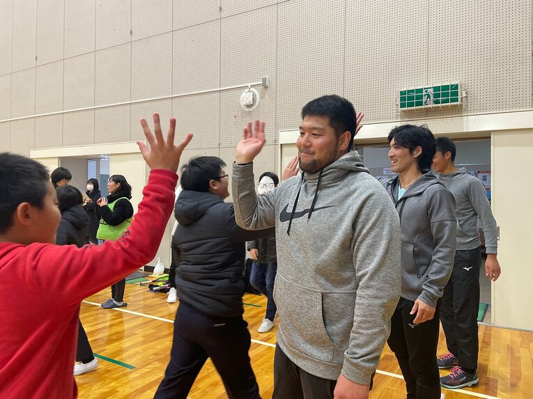 昨年能登半島地震後、いち早くHEROsとして輪島市で支援を行った畠山健介さん
