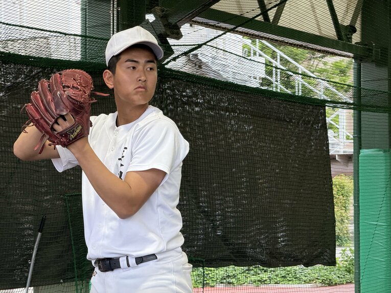 【もう一人の逸材】長瀬大来。智弁和歌山から転入した　©Yuji Yanagawa