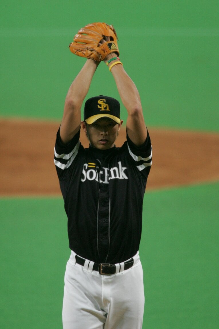 現役時代の斉藤和巳　©BUNGEISHUNJU