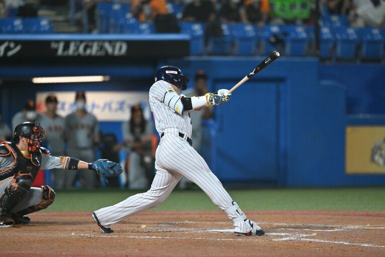 王貞治に並ぶ55号本塁打の瞬間　©︎Hideki Sugiyama