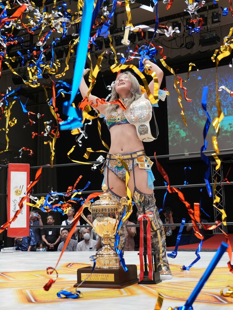 優勝したビクトリア弓月　©Essei Hara