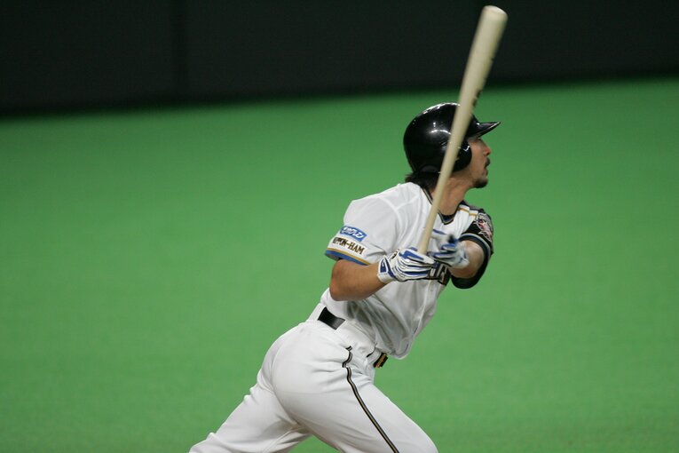 日本ハム時代の小笠原道大（2006年）©Hideki Sugiyama