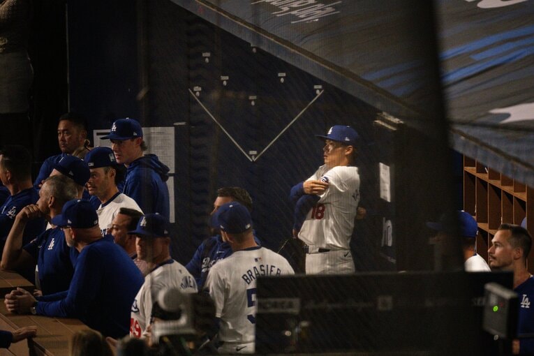 【開幕2戦目／21日】　先発前の山本由伸　©Nanae Suzuki