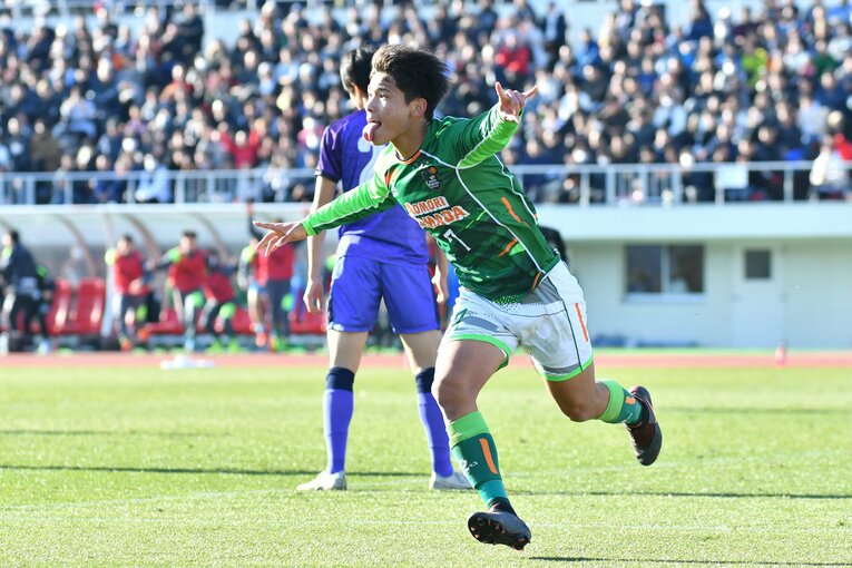 青森山田高時代の松木玖生（2020年撮影）【1枚目／全2枚】　©JIJI PRESS