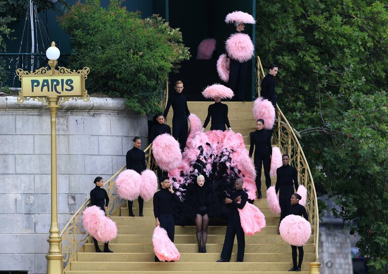 開会式のレディー・ガガ　©Getty Images