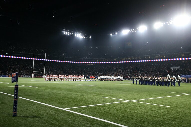 17年、フランス代表とテストマッチを行ったUアリーナ 　ⒸGettyImages